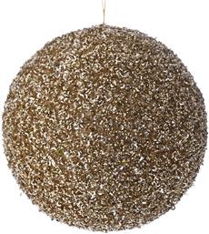 ΧΡΙΣΤΟΥΓΕΝΝΙΑΤΙΚΗ ΜΠΑΛΑ POLYFOAM ΣΑΜΠΑΝΙ GLITTER 15ΕΚ. 83532 (ΣΕΤ 2 ΤΕΜΑΧΙΑ) (ΧΡΩΜΑ: ΣΑΜΠΑΝΙ, ΥΛΙΚΟ: POLYFOAM) - - IL-83532 ILIADIS
