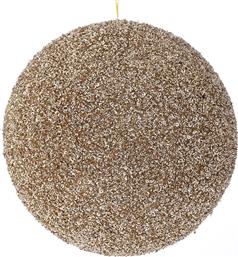 ΧΡΙΣΤΟΥΓΕΝΝΙΑΤΙΚΗ ΜΠΑΛΑ POLYFOAM ΣΑΜΠΑΝΙ GLITTER 20ΕΚ. 83544 (ΣΕΤ 2 ΤΕΜΑΧΙΑ) (ΧΡΩΜΑ: ΣΑΜΠΑΝΙ, ΥΛΙΚΟ: POLYFOAM) - - IL-83544 ILIADIS