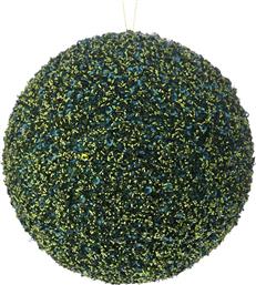 ΧΡΙΣΤΟΥΓΕΝΝΙΑΤΙΚΗ ΜΠΑΛΑ POLYFOAM ΣΜΑΡΑΓΔΙ GLITTER 15ΕΚ. 83535 (ΣΕΤ 2 ΤΕΜΑΧΙΑ) (ΧΡΩΜΑ: ΠΡΑΣΙΝΟ , ΥΛΙΚΟ: POLYFOAM) - - IL-83535 ILIADIS