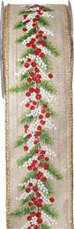 ΧΡΙΣΤΟΥΓΕΝΝΙΑΤΙΚΗ ΚΟΡΔΕΛΑ CHRISTMAS FLOWERS 6,7ΕΚ.-9Μ. 87940 - - IL-87940 ILIADIS