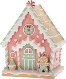 ΧΡΙΣΤΟΥΓΕΝΝΙΑΤΙΚΟ ΔΙΑΚΟΣΜΗΤΙΚΟ ΣΠΙΤΙ GINGERBREAD POLYRESIN ΠΑΣΤΕΛ 12X10X16ΕΚ. 87218 (ΣΕΤ 2 ΤΕΜΑΧΙΑ) (ΥΛΙΚΟ: POLYRESIN) - - IL-87218 ILIADIS