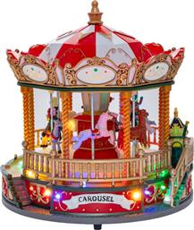 ΧΡΙΣΤΟΥΓΕΝΝΙΑΤΙΚΟ ΚΑΡΟΥΖΕΛ POLYRESIN-ΠΛΑΣΤΙΚΟ ΜΕ ΦΩΣ-ΜΟΥΣΙΚΗ & ΚΙΝΗΣΗ 22,5X22,5X23,5ΕΚ. 86377 (ΥΛΙΚΟ: ΠΛΑΣΤΙΚΟ) - - IL-86377 ILIADIS