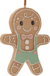 ΧΡΙΣΤΟΥΓΕΝΝΙΑΤΙΚΟ ΚΡΕΜΑΣΤΟ ΣΤΟΛΙΔΙ GINGERBREAD POLYRESIN ΠΑΣΤΕΛ 8X2X10ΕΚ. 87232 (ΣΕΤ 4 ΤΕΜΑΧΙΑ) (ΥΛΙΚΟ: POLYRESIN) - - IL-87232 ILIADIS