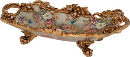 ΔΙΑΚΟΣΜΗΤΙΚΗ ΠΙΑΤΕΛΑ POLYRESIN FLORAL-ΧΡΥΣΗ 41X25X10ΕΚ. 88563 (ΥΛΙΚΟ: POLYRESIN, ΧΡΩΜΑ: ΧΡΥΣΟ ) - - IL-88563 ILIADIS