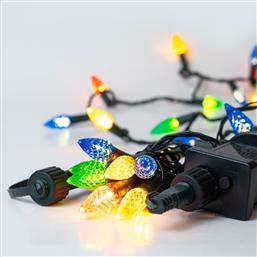 ΛΑΜΠΑΚΙΑ 100 LED ΚΟΥΚΟΥΝΑΡΑ ΠΟΛΥΧΡΩΜΑ 10Μ. 83725 - - IL-83725 ILIADIS
