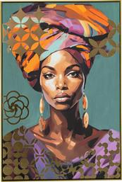 ΠΙΝΑΚΑΣ ΧΡΥΣΟΤΥΠΙΑ ΚΑΜΒΑΣ AFRICAN WOMAN 80X120ΕΚ. 89112 (ΥΦΑΣΜΑ: ΚΑΜΒΑΣ) - - IL-89112 ILIADIS