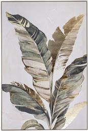 ΠΙΝΑΚΑΣ ΧΡΥΣΟΤΥΠΙΑ ΚΑΜΒΑΣ BANANA LEAVES 80X120ΕΚ. 89127 (ΥΦΑΣΜΑ: ΚΑΜΒΑΣ) - - IL-89127 ILIADIS