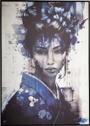 ΠΙΝΑΚΑΣ ΚΑΜΒΑΣ BLUE JAPANESE GIRL 103X143ΕΚ. 89157 (ΥΦΑΣΜΑ: ΚΑΜΒΑΣ, ΧΡΩΜΑ: ΜΠΛΕ) - - IL-89157 ILIADIS