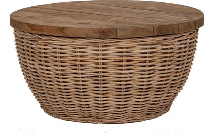 ΤΡΑΠΕΖΑΚΙ ΣΑΛΟΝΙΟΥ ΣΤΡΟΓΓΥΛΟ RATTAN ΚΑΦΕ-ΓΚΡΙ 65X34ΕΚ. 87891 (ΧΡΩΜΑ: ΓΚΡΙ, ΥΛΙΚΟ: ΡΑΤΤΑΝ) - - IL-87891 ILIADIS από το 24HOME