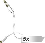 5X STAR AUDIO CABLE EXTENSION 3,5 MM JACK PLUG 1,5 M 003105015 IN AKUSTIK