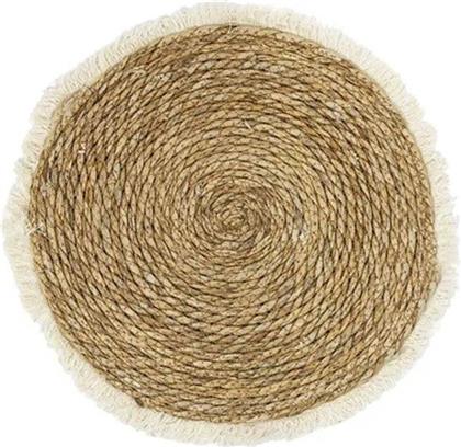 ΣΤΡΟΓΓΥΛΟ ΧΑΛΙ DERZIE ΑΠΟ ΦΥΣΙΚΟ ΣΧΟΙΝΙ (120CM) INART