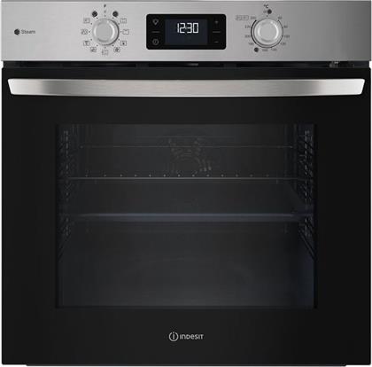 IO 278PS X 71 LT INOX ΕΝΤΟΙΧΙΖΟΜΕΝΟΣ ΦΟΥΡΝΟΣ ΑΝΩ ΠΑΓΚΟΥ INDESIT