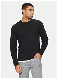 LONGSLEEVE SIGFINN 45-673 ΜΑΥΡΟ REGULAR FIT INDICODE