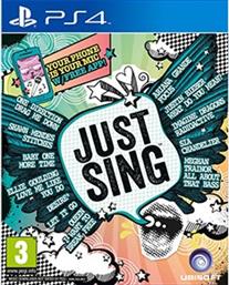 PS4 GAME - JUST SING INIS CORPORATION από το PUBLIC