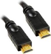 HDMI CABLE HIGH SPEED WITH ETHERNET 5M BLACK INLINE από το e-SHOP
