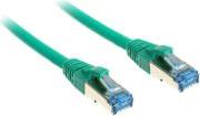 PATCH CABLE CAT.6A S/FTP (PIMF) 500MHZ GREEN 7.5M INLINE