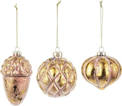 ΣΕΤ ΧΡΙΣΤΟΥΓΕΝΝΙΑΤΙΚΕΣ ΜΠΑΛΕΣ HOME & LIFESTYLE 3-PACK INNE