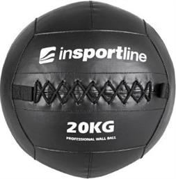 MEDICINE BALL WALBAL SE ΜΑΥΡΗ (20 KG) INSPORTLINE από το PLUS4U