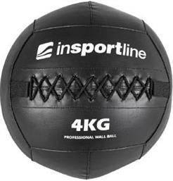 MEDICINE BALL WALBAL SE ΜΑΥΡΗ (4 KG) INSPORTLINE