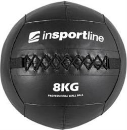 MEDICINE BALL WALBAL SE ΜΑΥΡΗ (8 KG) INSPORTLINE