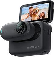 GO 3 BLACK(64GB) - POCKET SIZED ACTION CAMERA, WATERPROOF-4M, 2.7K, 35G, FLOW STABILIZATIΟ INSTA360