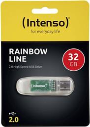 32GB RAINBOW LINE TRANSPARENT USB STICK INTENSO από το ΚΩΤΣΟΒΟΛΟΣ