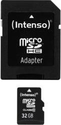 3413480 MICRO SDHC 32GB CLASS 10 WITH ADAPTER INTENSO