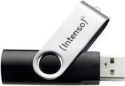 3503460 BASIC LINE 8GB USB 2.0 DRIVE BLACK/SILVER INTENSO