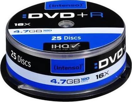 ΔΙΣΚΟΙ CD/DVD DVD+R 4.7GB 25ΤΜΧ INTENSO