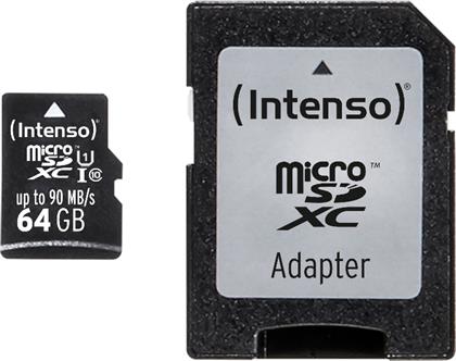 PROFESSIONAL MICROSDXC 64GB U1 WITH ADAPTER INTENSO από το MEDIA MARKT