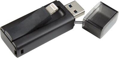 USB / APPLE LIGHTNING STICK IMOBILE 32GB ΜΑΥΡΟ INTENSO από το PUBLIC