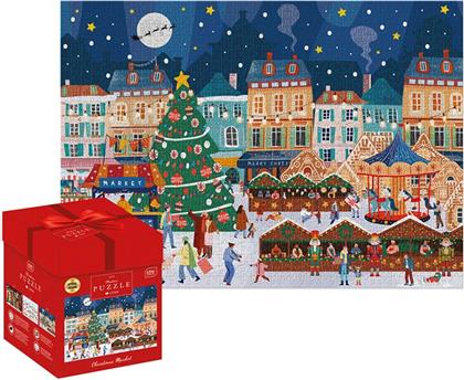 ΠΑΖΛ 1000 XMAS BOX CHRISTMAS MARKET INTERDRUK