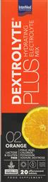 DEXTROLYTE PLUS HYDRATING ELECTROLYTE MIX ΣΥΜΠΛΗΡΩΜΑ ΔΙΑΤΡΟΦΗΣ ΗΛΕΚΤΡΟΛΥΤΩΝ ΜΕ ΔΕΞΤΡΟΖΗ & ΦΥΛΛΙΚΟ ΟΞΥ ΓΙΑ ΕΝΥΔΑΤΩΣΗ ΚΑΤΑ ΤΗΣ ΚΟΠΩΣΗΣ & ΠΝΕΥΜΑΤΙΚΗ ΔΙΑΥΓΕΙΑ ΜΕ ΓΕΥΣΗ ΠΟΡΤΟΚΑΛΙ 20 EFFER.TABS - 02 ORANGE INTERMED