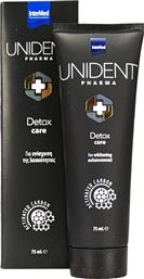 UNIDENT PHARMA DETOX CARE ΟΔΟΝΤΟΚΡΕΜΑ ΜΕ ΦΘΟΡΙΟ ΓΙΑ ΤΗΝ ΑΠΟΜΑΚΡΥΝΣΗ ΤΩΝ ΔΥΣΧΡΩΜΙΩΝ 75ML INTERMED