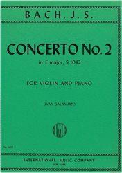 BACH J.S. CONCERTO N.2 E-MAJOR INTERNATIONAL