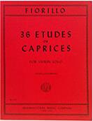 FIORILLO 36 ETUDE OR CAPRICES INTERNATIONAL