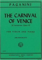 PAGANINI THE CARNIVAL OF VENICE OP.10 INTERNATIONAL