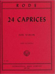 RODE PIERRE - 24 CAPRICES FOR VIOLIN INTERNATIONAL