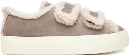 ΑΘΛΗΤΙΚΑ SHEARLING LOW VELCRO 1001.001.0231 ΓΚΡΙ INUIKII