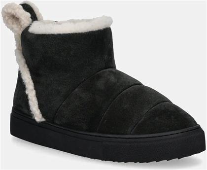 ΜΠΟΤΕΣ ΧΙΟΝΙΟΥ ΣΟΥΕΤ SHEARLING SLIPIN ΧΡΩΜΑ: ΜΑΥΡΟ, 75202-010 INUIKII