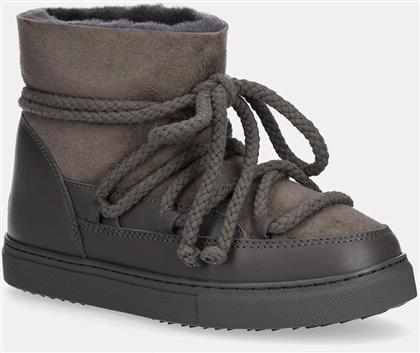 ΔΕΡΜΑΤΙΝΕΣ ΜΠΟΤΕΣ ΧΙΟΝΙΟΥ CLASSIC ΧΡΩΜΑ: ΓΚΡΙ, 3001.003.0022 INUIKII