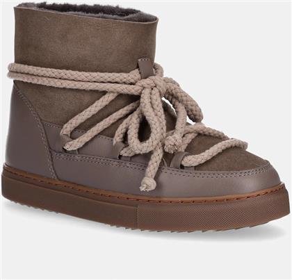 ΔΕΡΜΑΤΙΝΕΣ ΜΠΟΤΕΣ ΧΙΟΝΙΟΥ CLASSIC ΧΡΩΜΑ: ΚΑΦΕ, 3001.003.0022 INUIKII