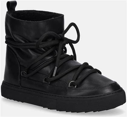 ΔΕΡΜΑΤΙΝΕΣ ΜΠΟΤΕΣ ΧΙΟΝΙΟΥ FULL LEATHER ΧΡΩΜΑ: ΜΑΥΡΟ, 2001.003.0032.000 INUIKII