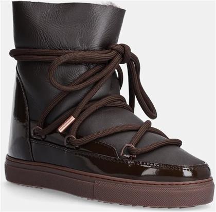 ΔΕΡΜΑΤΙΝΕΣ ΜΠΟΤΕΣ ΧΙΟΝΙΟΥ GLOSS WEDGE ΧΡΩΜΑ: ΚΑΦΕ, 1001.004.0051.150 INUIKII