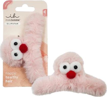 CLIPSTAR FLUFFTASTIC ΠΑΙΧΝΙΔΙΑΡΙΚΟ ΡΟΖ ΚΛΑΜΕΡ ΙΔΑΝΙΚΟ ΓΙΑ ΠΥΚΝΑ ΜΑΛΛΙΑ 1 ΤΕΜΑΧΙΟ INVISIBOBBLE