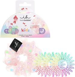 PROMO KIDS I HAVE FILLINGS FOR YOU SPRUNCHIE 1 ΤΕΜΑΧΙΟ & HAIR SPIRAL 3 ΤΕΜΑΧΙΑ INVISIBOBBLE