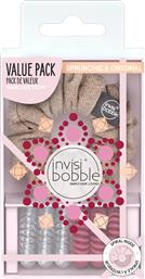 SET BRITISH ROYAL DUO QUEEN FOR A DAY 1 SPRUNCHIE & 6 ORIGINAL INVISIBOBBLE