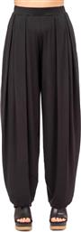 ΠΑΝΤΕΛΟΝΙ ''LIQUID COMFORT'' PALAZZO PANTS S24225 12052-BLACK IOANNA KOURBELA