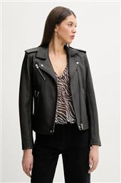 ΔΕΡΜΑΤΙΝO JACKET ΧΡΩΜΑ: ΜΑΥΡΟ, WF09NEWHAN IRO