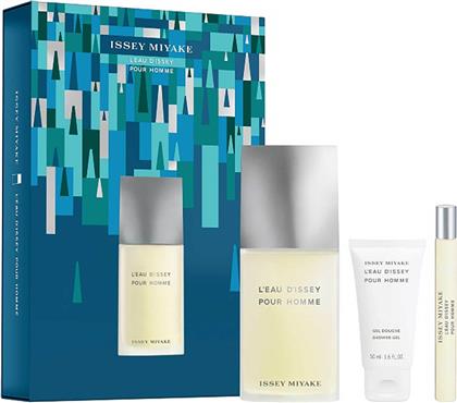 L'EAU D'ISSEY POUR HOMME XMAS SET (EDT 125 ML + SHOWER GEL 50 ML + PURSE SPRAY 10 ML) - 31800568 ISSEY MIYAKE